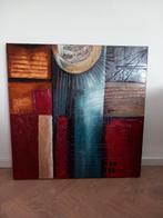 Veltkamp schilderij, warme kleuren.(2 stuks), Antiek en Kunst, Kunst | Schilderijen | Abstract, Ophalen