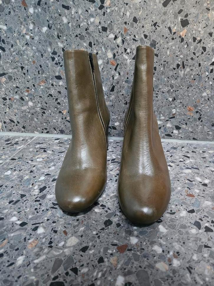 Angulus laarsjes maat 41 groen ongedragen, Kleding | Dames, Schoenen, Zo goed als nieuw, Lage of Enkellaarzen, Groen, Ophalen of Verzenden