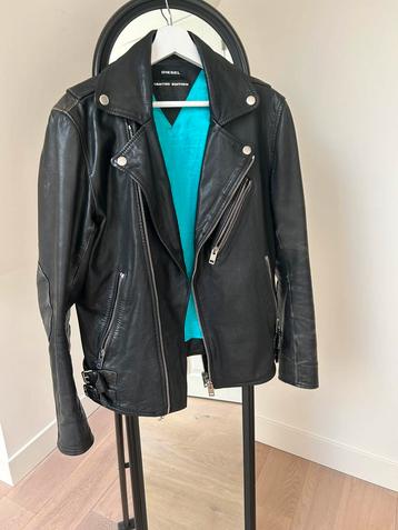 Diesel leren jas Maat M limited edition beschikbaar voor biedingen