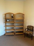 Set van 2 Vintage Rotan Kasten, Ophalen, Gebruikt, 50 tot 100 cm, 150 tot 200 cm