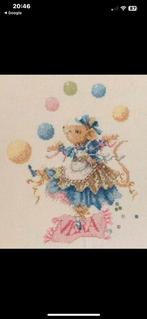 Lanarte Telpatroon vera de muis  met ballen, Hobby en Vrije tijd, Ophalen of Verzenden, Zo goed als nieuw, Handborduren, Patroon