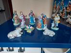 Oude vintage kerstgroep, kerststal, Vo, Gebruikt, Vo, Vo