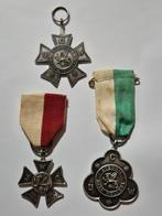 3 x medaille Schaatsen Sterrit Wolvega IJWC, Ophalen of Verzenden, Overige materialen, Nederland