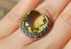 Vanoli 925 zilveren ring met citrien maat 17,75, Daiva1973@hotmail.com, Vanoli, Amsterdam, Geel