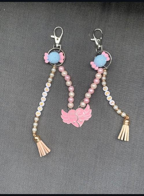 Leuke vriendschaps sleutelhanger, Sieraden, Tassen en Uiterlijk, Oorbellen, Nieuw, Overige materialen, Ophalen of Verzenden