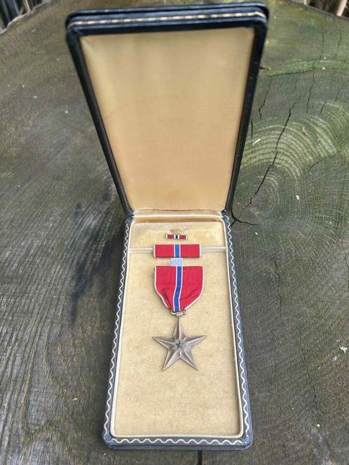 Amerikaanse onderscheiding Bronze Star Tweede Wereldoorlog, Verzamelen, Militaria | Tweede Wereldoorlog, Helm of Baret, Amerika