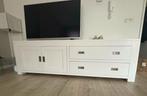 House of Mayflower TV-kast - Massief Hout - Wit, Huis en Inrichting, Ophalen, Gebruikt, 200 cm of meer, Minder dan 100 cm