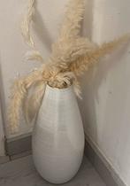 Vaas met pampas, Overige kleuren, Ophalen of Verzenden, Minder dan 50 cm, Glas