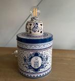 Nostalgische unieke Origin’Lily Delfts Blauwe lamp, Ophalen of Verzenden, Nieuw, Nostalgie Delfts Blauw combi vroeger en nu, Minder dan 50 cm