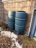 Regenton 2 stuks groot, Tuin en Terras, Regentonnen, 150 liter of meer, Ophalen of Verzenden, Zo goed als nieuw