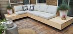 Loungebank / hoekbank steigerhout op maat gemaakt, Ophalen, Nieuw, Hout
