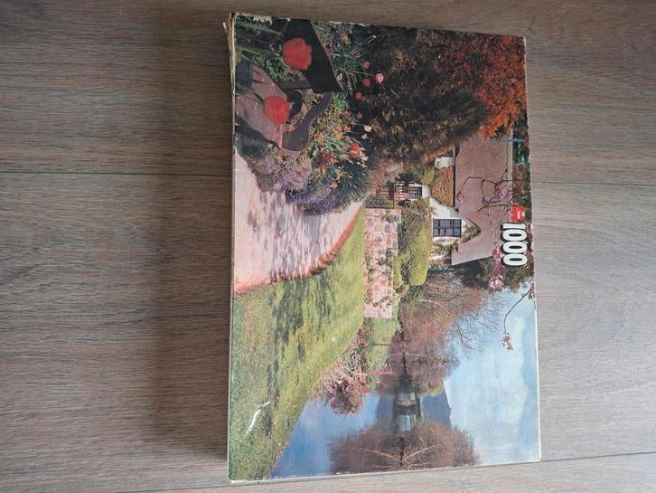 Legpuzzel 1000 stukjes - Cottage, Hobby en Vrije tijd, Denksport en Puzzels, Gebruikt, Legpuzzel, 500 t/m 1500 stukjes, Ophalen of Verzenden