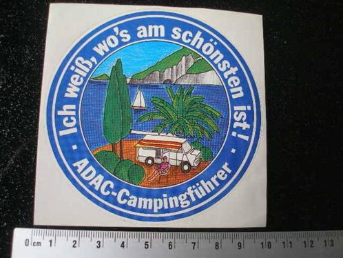 sticker ADAC Campingfuhrer vintage camperen, Verzamelen, Stickers, Zo goed als nieuw, Bedrijf of Vereniging, Verzenden