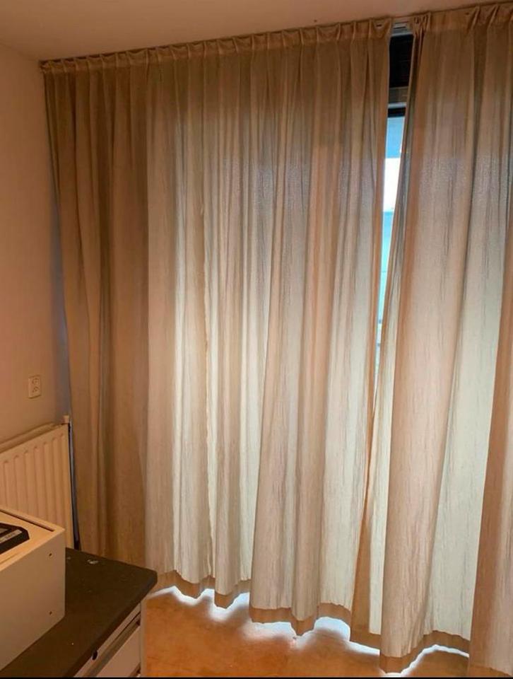 Gordijnen mooie linnen katoen kwaliteit gordijnen., Huis en Inrichting, Stoffering | Gordijnen en Lamellen, Ophalen of Verzenden