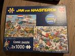 Jan van Haasteren  Verkeerschaos + Ter land…, Hobby en Vrije tijd, Ophalen, 500 t/m 1500 stukjes, Gebruikt, Legpuzzel