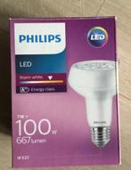 Gloeilamp philips, led, 100w, 667 lumen, 7 wt, Gloeilamp, 60 watt of meer, Nieuw, E27 (groot)