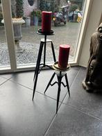 Kandelaars Set, Zwart, Ophalen of Verzenden, Zo goed als nieuw, Metaal