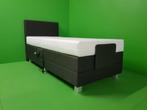 Elektrisch verstelbare SENIORENBOXSPRING OUTLET MODEL, 1-persoons elektrisch verstelbare boxspring 90 x 200, 90 cm, Eenpersoons