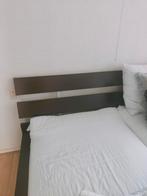 2-persoonsbed, Huis en Inrichting, Slaapkamer | Bedden, Ophalen, Gebruikt, Bruin, Tweepersoons