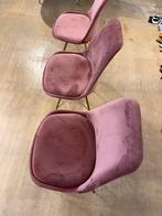 2 Kick velvet kuipstoelen zgan, Ophalen of Verzenden, Zo goed als nieuw