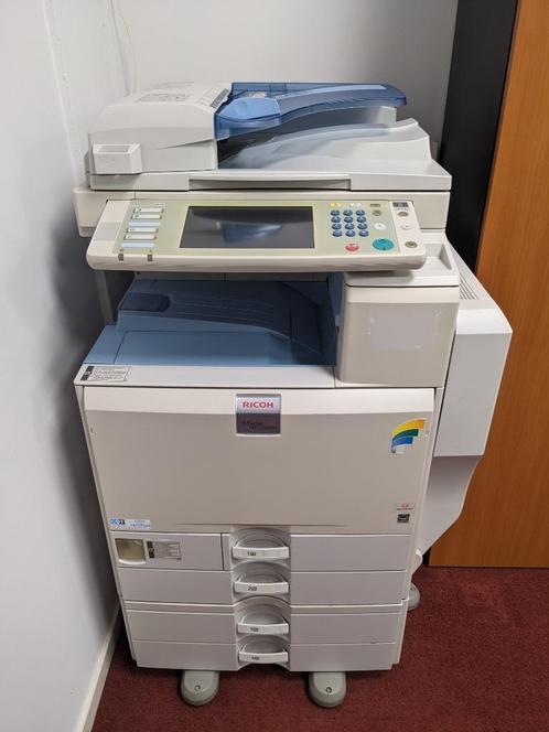 Ricoh Aficio MP C2800 - met error code SC553, Computers en Software, Printers, Gebruikt, All-in-one, Faxen, Kleur printen, Kopieren