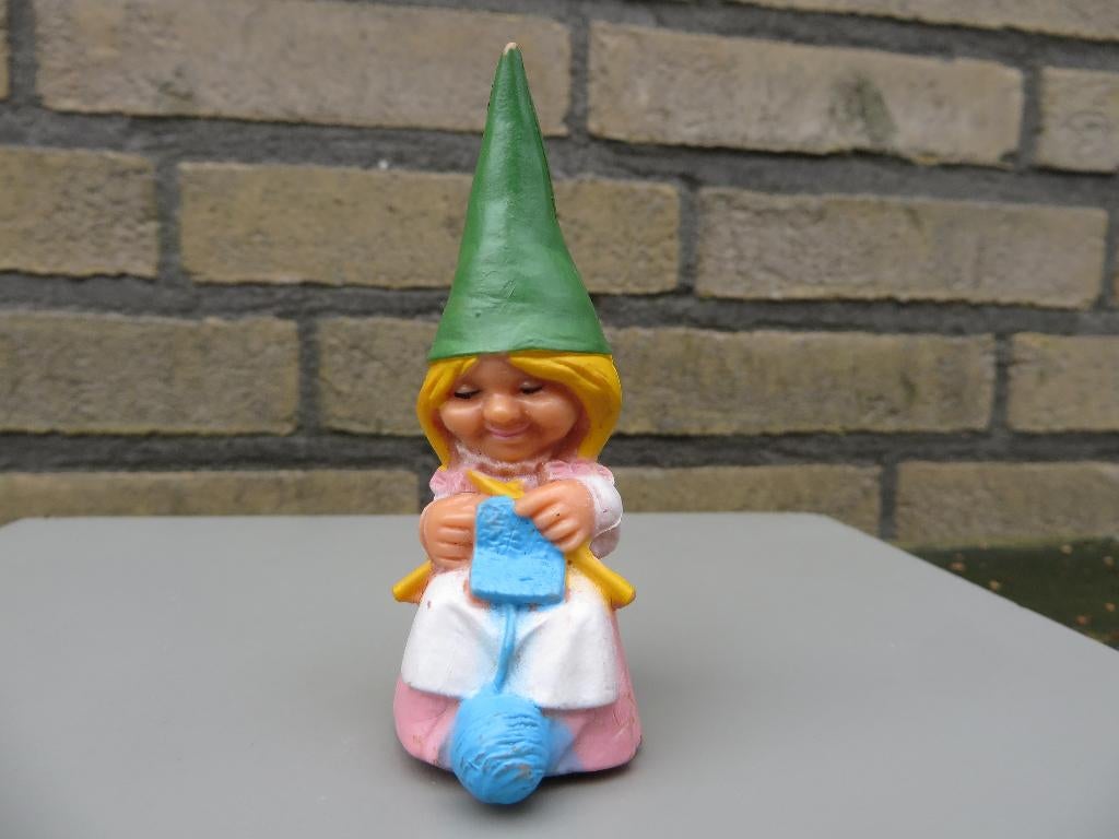 David de Kabouter poppetje Lisa breiend, Verzamelen, Poppetjes en Figuurtjes