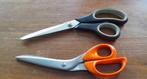 2 RVS huishoudscharen, Ophalen of Verzenden, Zo goed als nieuw