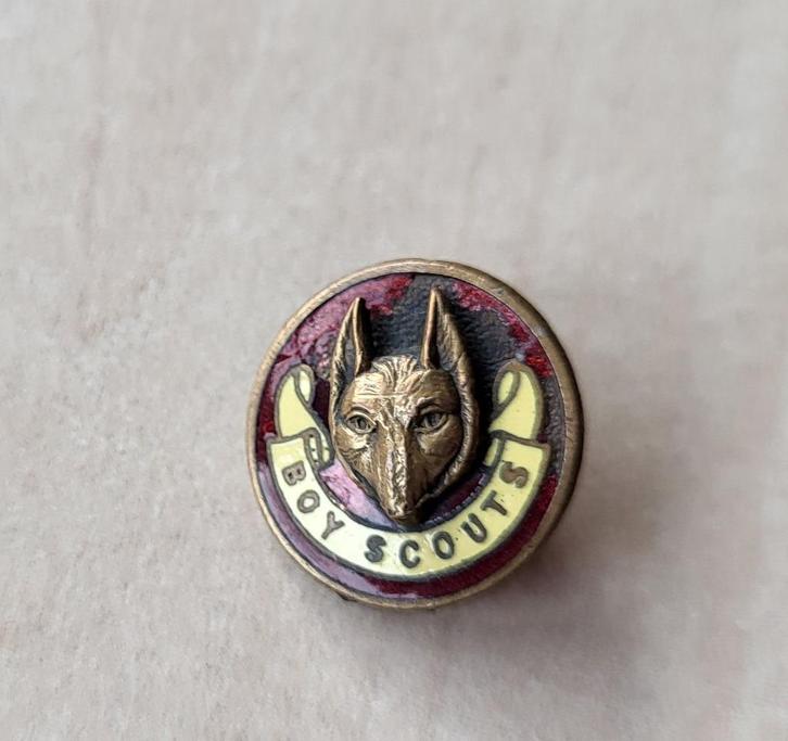 Scouting Boy Scouts clip emaille, Verzamelen, Speldjes, Pins en Buttons, Gebruikt, Speldje of Pin, Overige onderwerpen, Ophalen of Verzenden