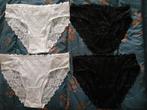 Mooie kanten onderbroeken set, Geen merk, Ophalen of Verzenden, Zwart, Slip