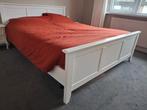 Bed ombouw wit, Ophalen, Tweepersoons, Zo goed als nieuw, 180 cm