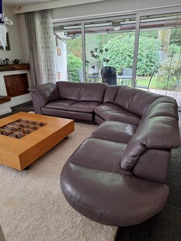 Modulaire leren design hoekbank van Swiss Seats HM beschikbaar voor biedingen