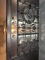 Kookplaat - 4 pits + wokbrander, Ophalen, Gebruikt, Inbouw, Gas