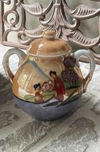 Japans suikerpotje van eggshell porselein., Antiek en Kunst, Antiek | Servies los, Ophalen of Verzenden