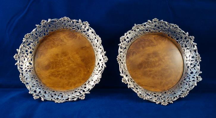 Set van 2 Nederlands Zilveren Flessenbakken, Antiek en Kunst, Antiek | Goud en Zilver, Verzenden