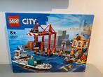 Lego City 60422 haven met vrachtschip - nieuw, Ophalen of Verzenden, Zo goed als nieuw
