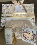 Dior J’adore infinissime edp, mesh make up tas met vlinders, Ophalen of Verzenden, Nieuw, Beige, Dame