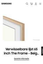 Samsung the frame lijst 65 inch beige wood, Audio, Tv en Foto, Televisie-accessoires, Ophalen of Verzenden, Zo goed als nieuw