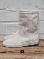 Via Roma 15 - Prachtige leren laarsjes maat 37 - Nieuw €200, Via Roma 15, Wit, Lage of Enkellaarzen, Nieuw