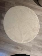 Zacht creme kleurig rond vloerkleed, Huis en Inrichting, Stoffering | Tapijten en Kleden, 50 tot 100 cm, Rond, Ophalen of Verzenden