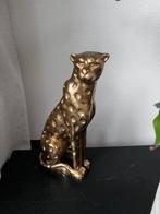 Goud beeld luipaard, Verzamelen, Ophalen of Verzenden, Nieuw, Dier