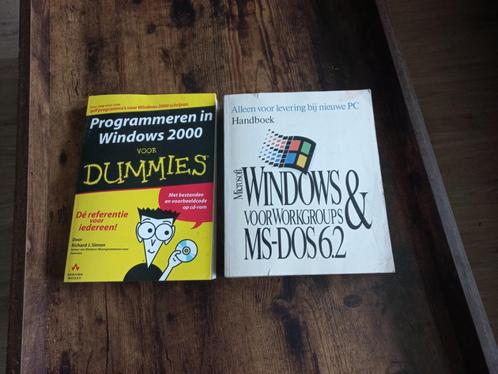 Handboek Windows,MS-DOS 6.2/Prog in windows 2000 v Dummies., Boeken, Informatica en Computer, Gelezen, Programmeertaal of Theorie