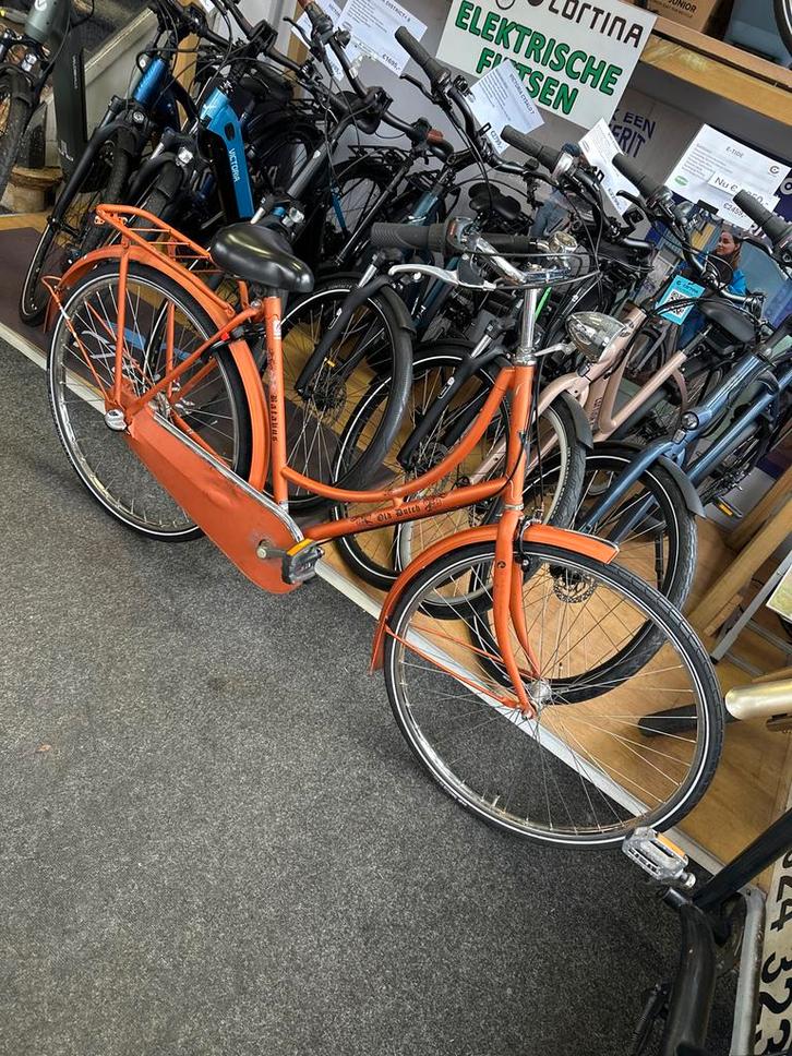 Batavus Old Dutch Damesfiets - 3 Versnellingen, Fietsen en Brommers, Fietsen | Dames | Omafietsen, Gebruikt, 53 tot 56 cm, Handrem