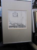 Mark THORNLEESON, A.dam, Overhemd met Lampje orig Ets, Antiek en Kunst, Kunst | Etsen en Gravures, Ophalen