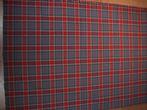 NIEUW - grijs / zwart / rood gestreepte lap stof 210 x 70, Ophalen of Verzenden, 30 tot 120 cm, Rood, Nieuw