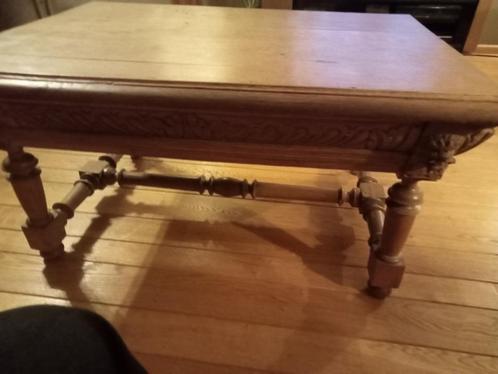 Antieke Eiken Salontafel., Antiek en Kunst, Antiek | Meubels | Tafels, Ophalen