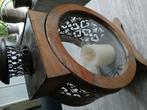 Windlicht, Huis en Inrichting, Woonaccessoires | Kandelaars en Kaarsen, Ophalen of Verzenden, Gebruikt, Hout, 25 tot 50 cm