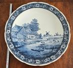 Groot Delfts Blauw wandbord 38,5 cm, Antiek en Kunst, Ophalen