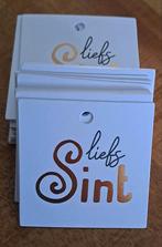 ♡ Mooie Cadeau-labels /Goud/Zwart/Liefs Sint/Voor.., Ophalen of Verzenden