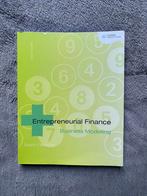 Entrepreneurial Finance (Business Modelling) HU, Boeken, Ophalen of Verzenden, Zo goed als nieuw, HBO