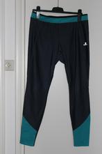 Sportlegging blauwgrijs met felblauw, Domyos, Gedragen, Blauw, Maat 42/44 (L)